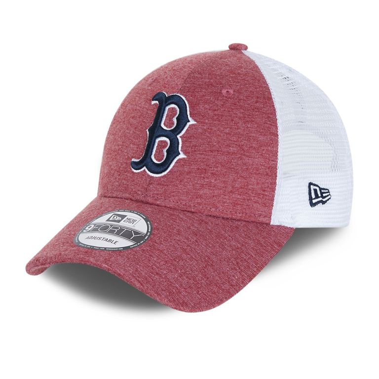 Gorras New Era Mlb Rojos - Boston Sox Jersey Essential Maroon A-Frame Trucker 36250DBHP